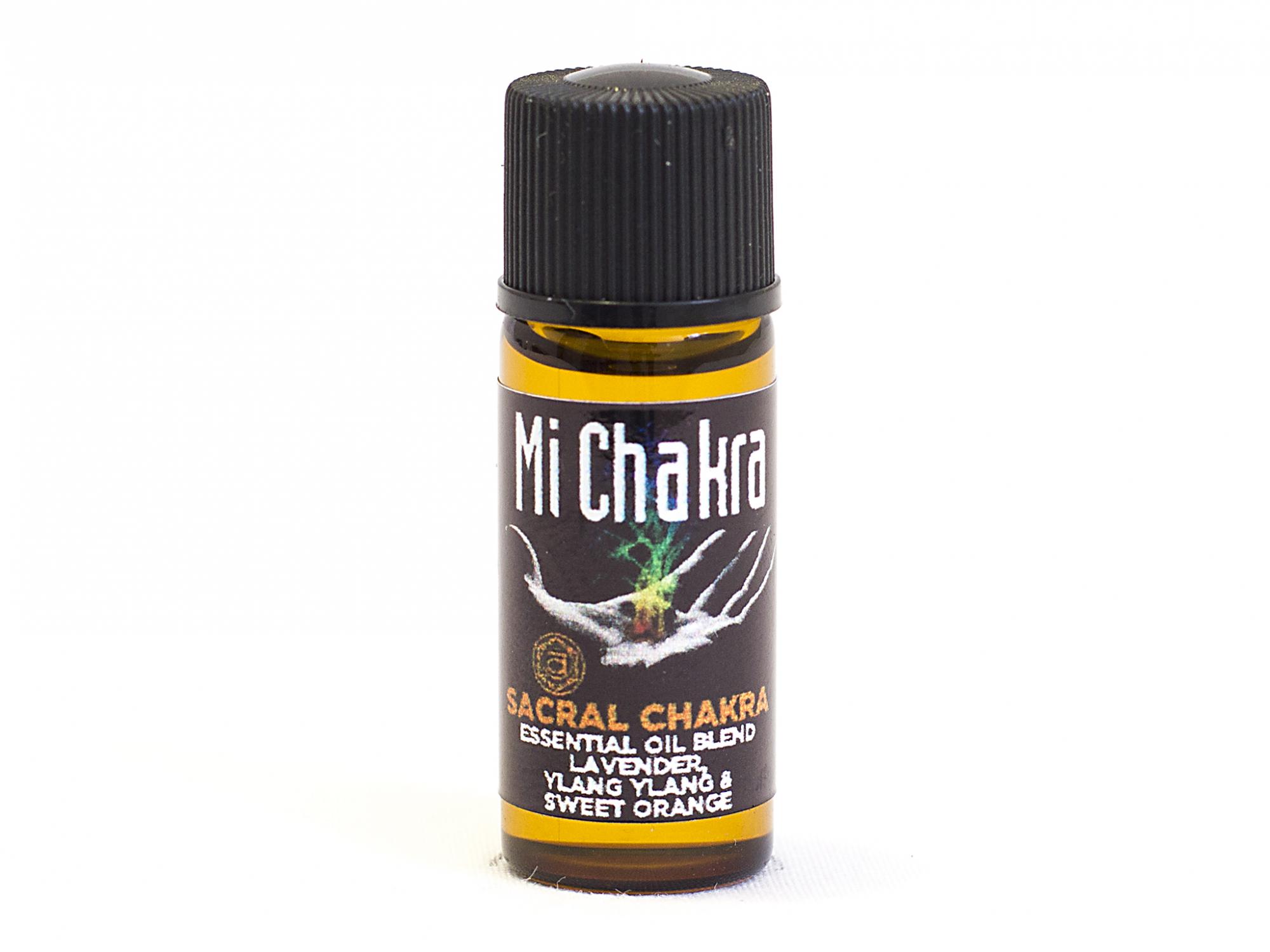 2. Sacral Chakra Diffuser Bracelet Black Lava