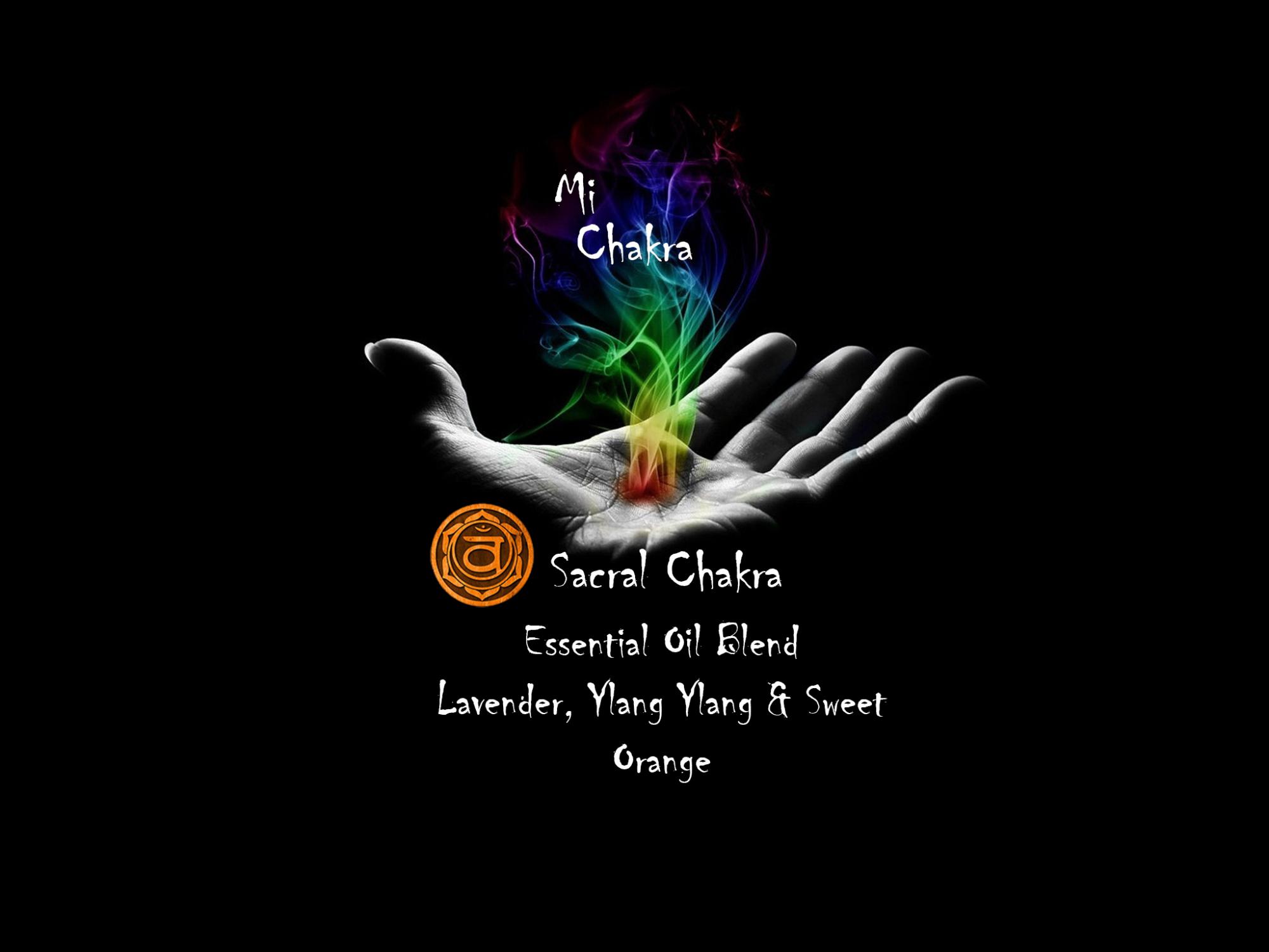 2. Sacral Chakra Diffuser Bracelet Black Lava