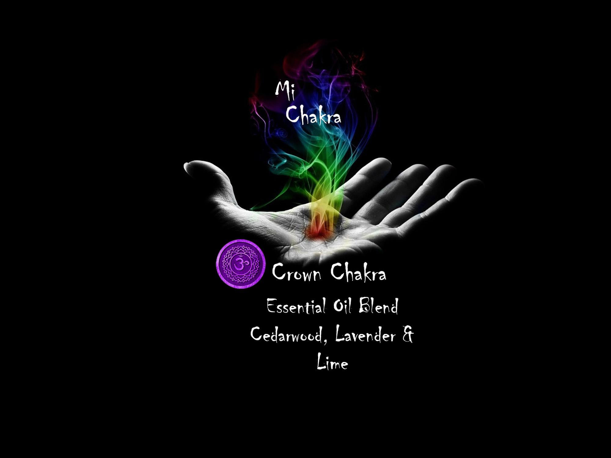 7. Crown Chakra Diffuser Bracelet Black Lava